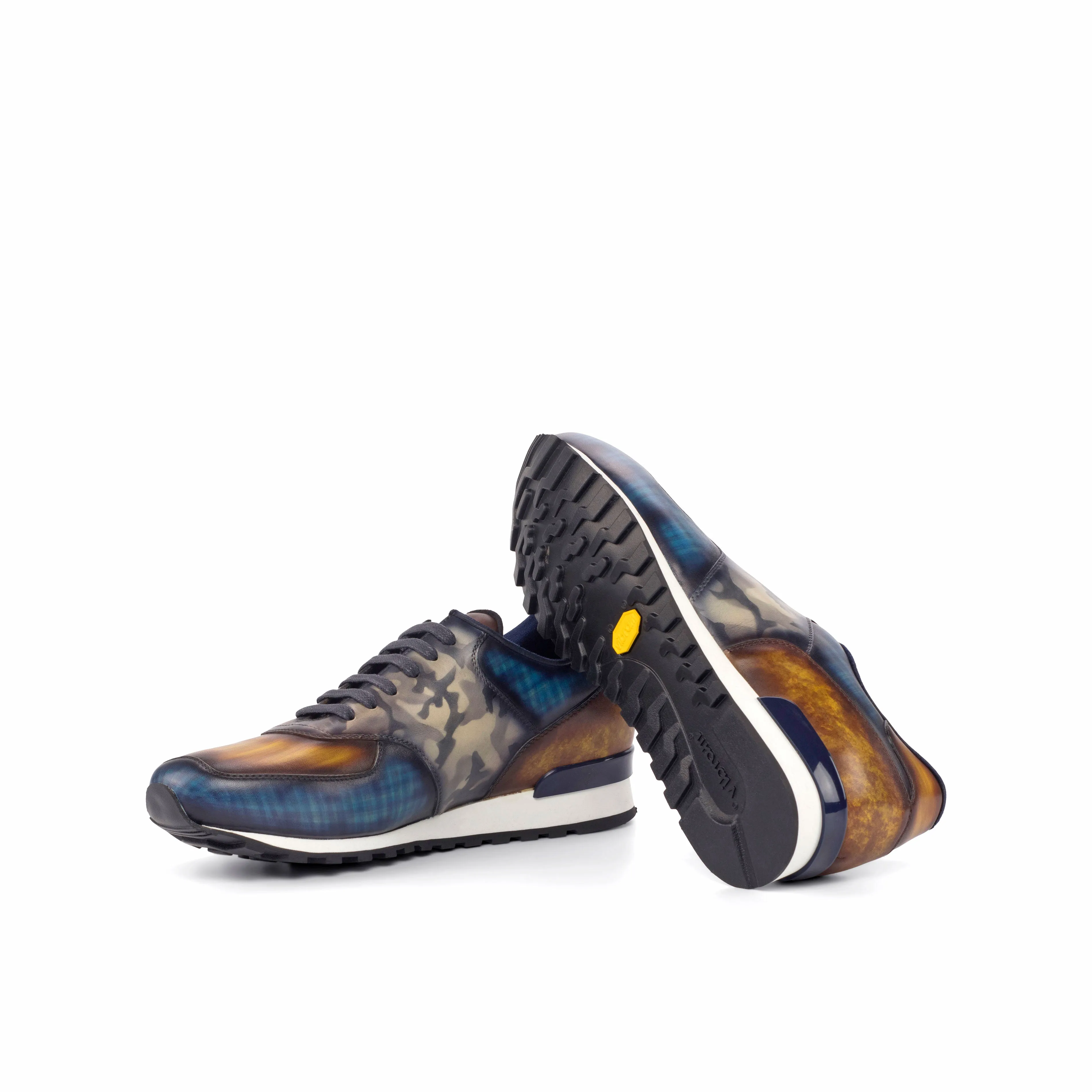 Multi-Colored Patina Jogger Sneakers